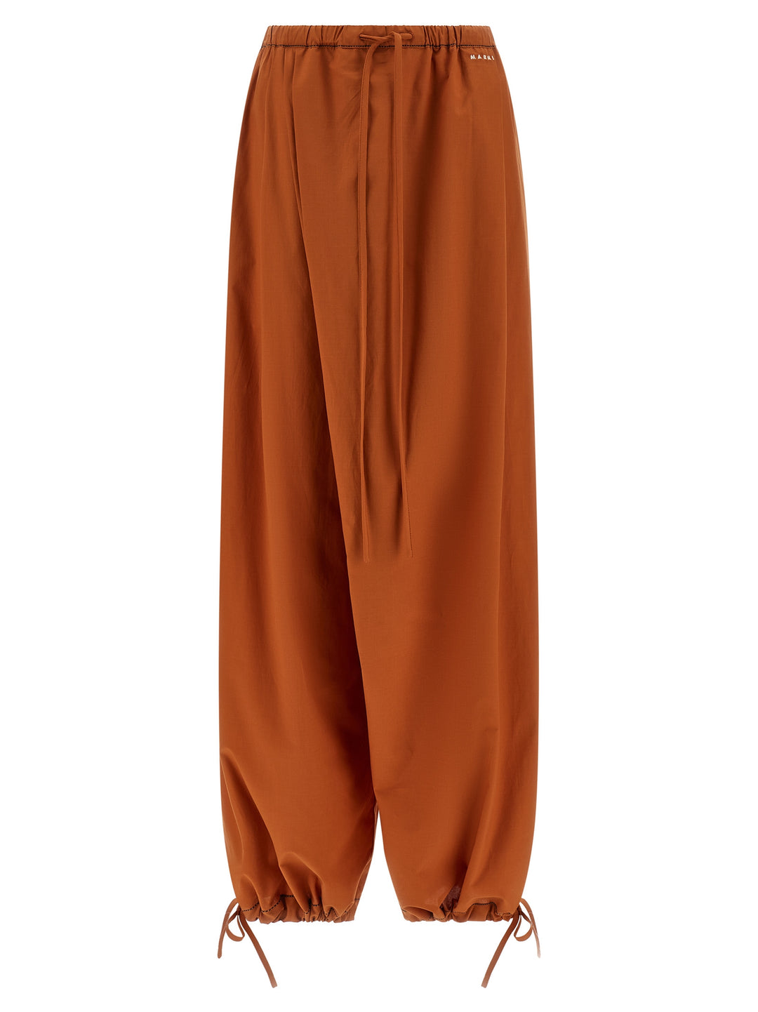 Marni Diagonal Draping Pants - Orange | 315fd520618ed8ffc95d01c88b4ecf83ed14782a