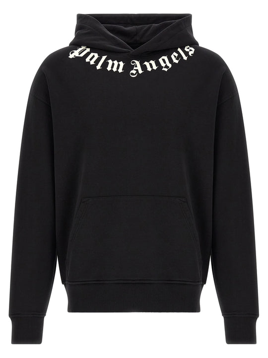 Logo Hoodie Sweatshirt Black