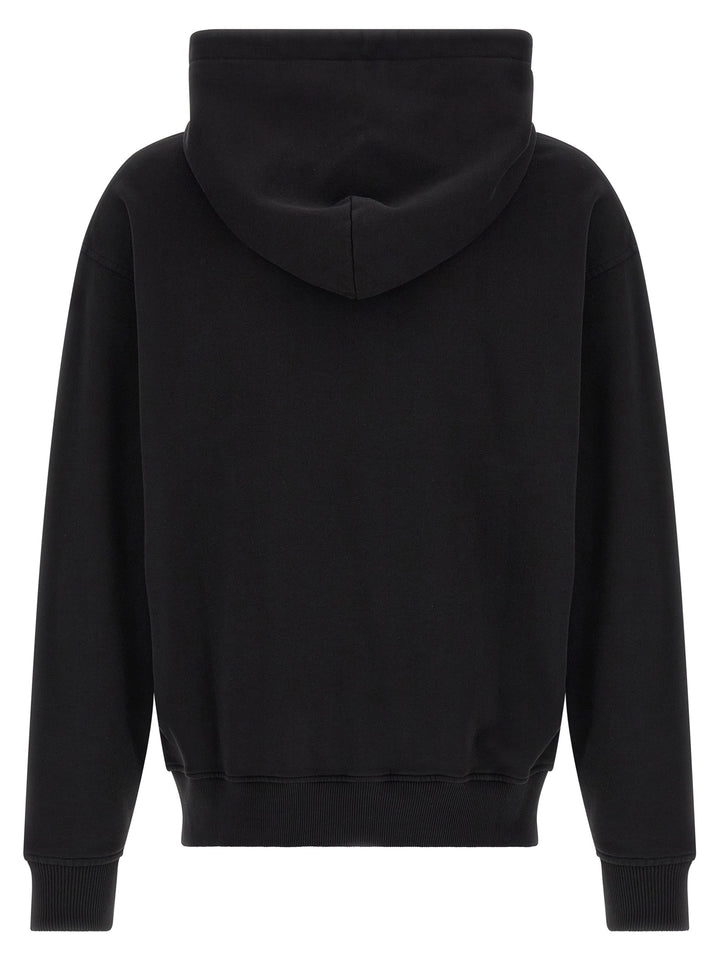 Palm Angels Logo Hoodie Sweatshirt - Black | 274d6ae46a8450afb191ab62f9709dd5dfac9083