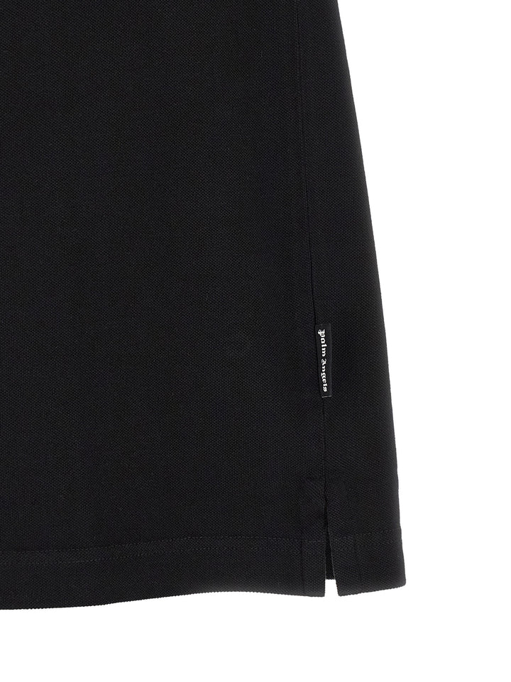 Palm Angels Logo Patch  Shirt Polo - Black | 425f1e0f47eb56142ccd94c6c555180f0a64cec1