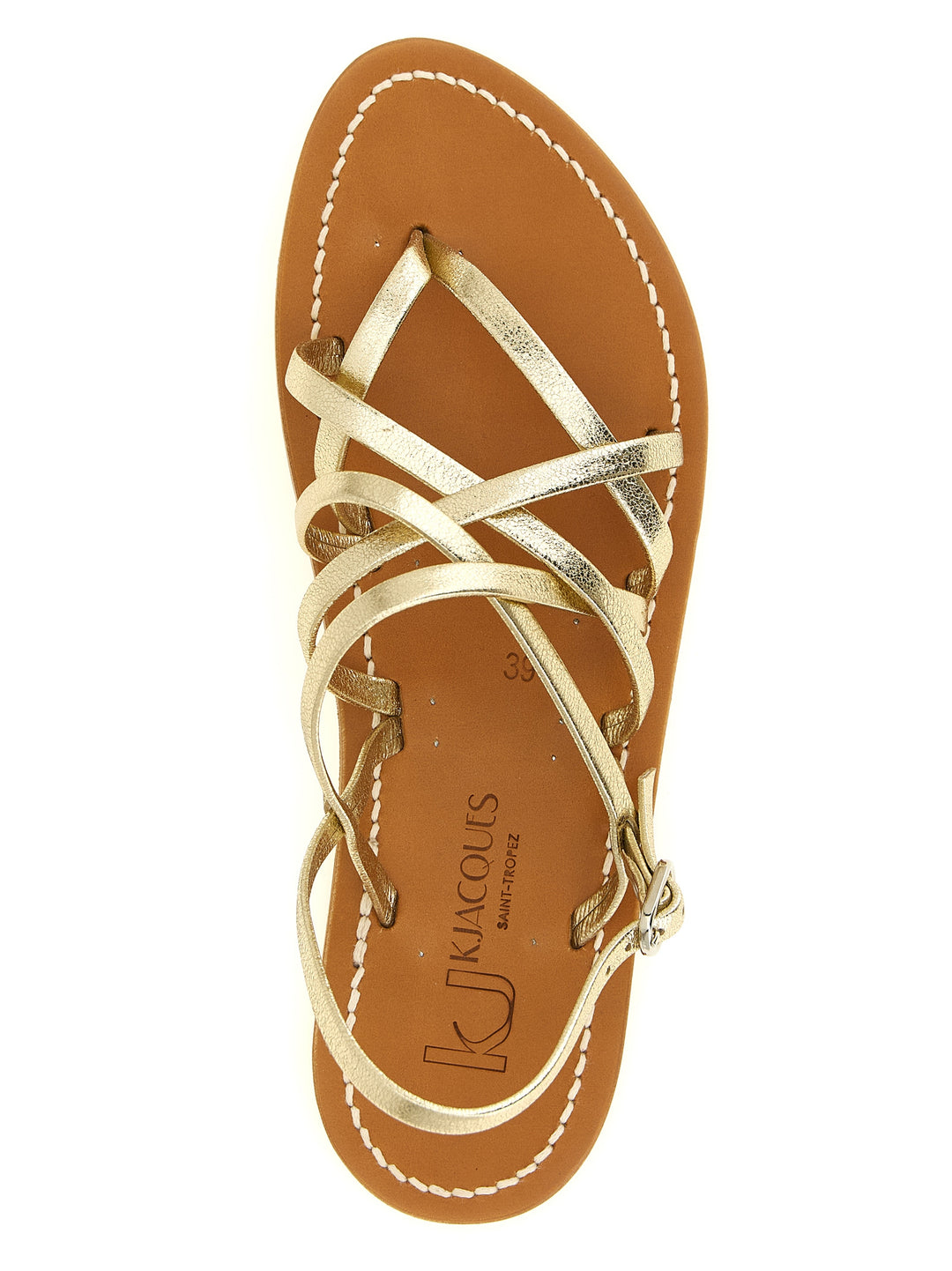 K.Jacques Saint Tropez Pandora Sandals - Gold | 8eaab92856e7806c5e5c2ee8b46b1c860209fc52