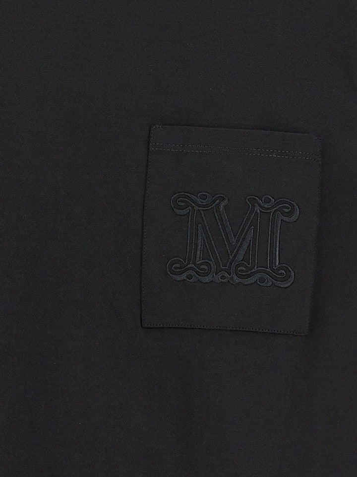 Max Mara Papaia T-shirt - Black | 193cbd789aa5727d0884cd7b0cc5e448826d0ff1