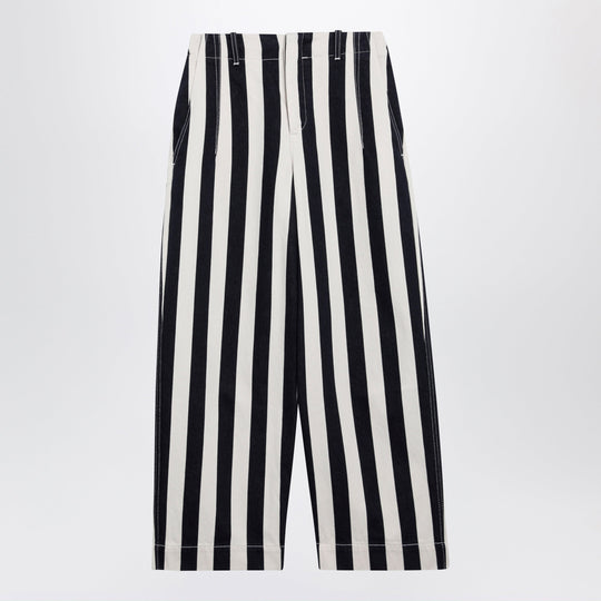 Parasol De-Nîmes Striped Denim Trousers