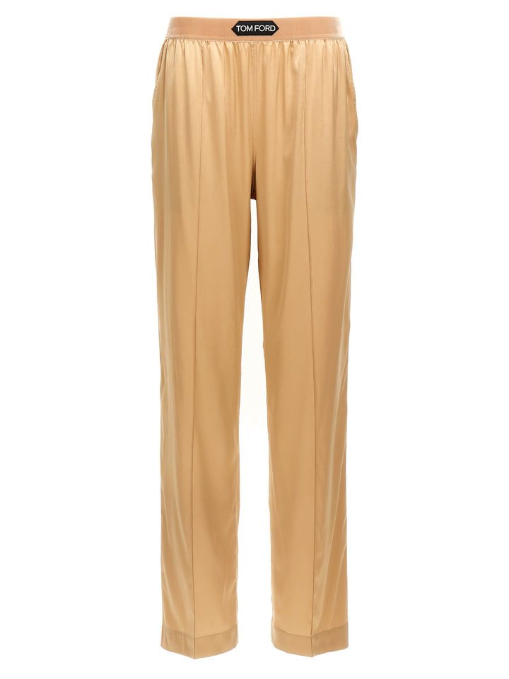 Tom Ford Silk Pants - Beige | 311449ed181a2440c95de75afd8a872d0680c831