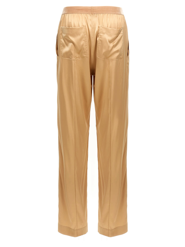 Tom Ford Silk Pants - Beige | 7c4f58fe342a969a69119a14b0cd2d9ff7883019