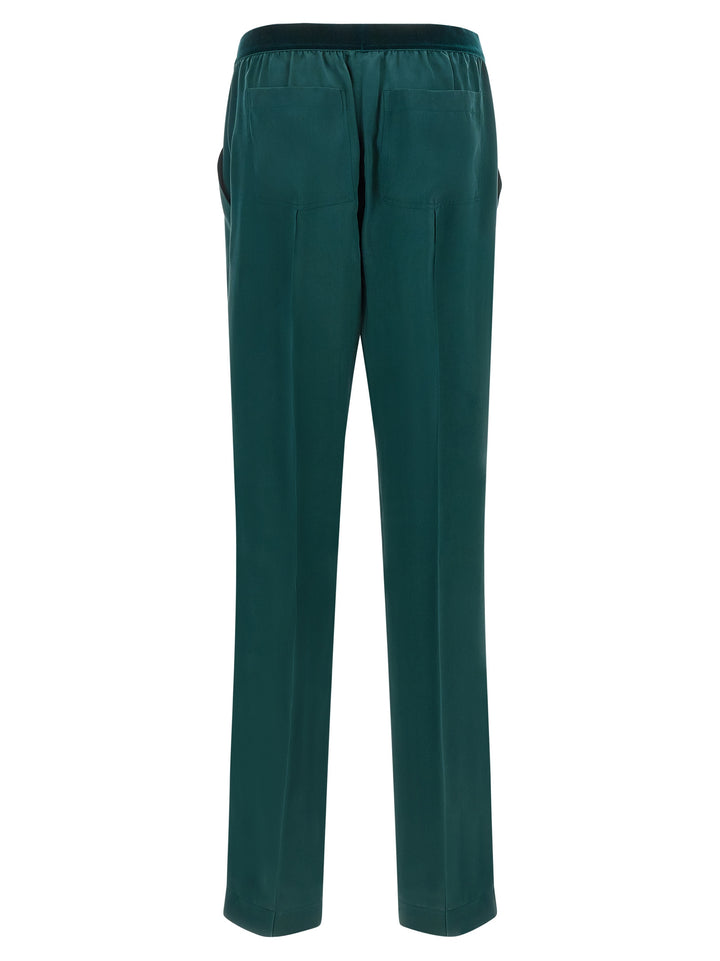 Tom Ford Silk Trousers Pants - Green | 88de9baaeefb45012b28fb433c4a666f771ab9cd