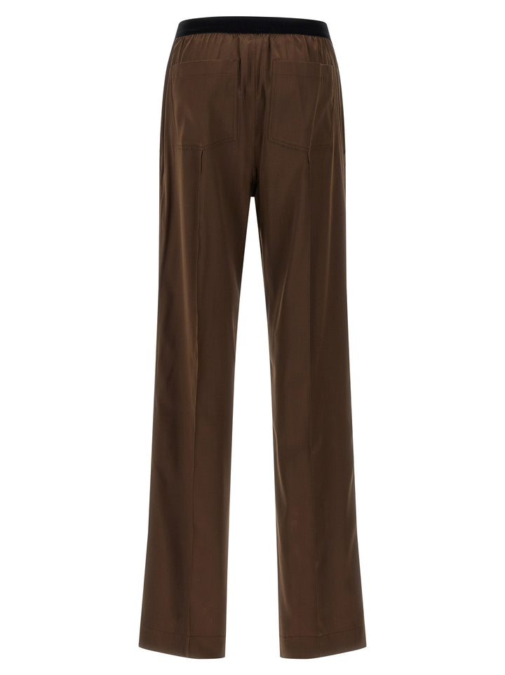 Tom Ford Silk Pants - Brown | 85347db2b919a0c77b5d6fd82d3f4fdb6c62aea0