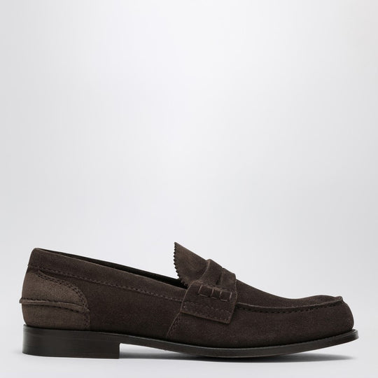 Brown Pembrey Moccasin In Suede
