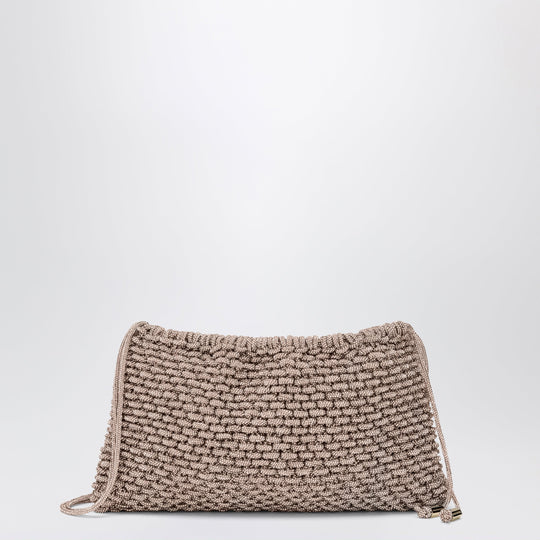 Penelope Peach Jewel Bag With Crystals