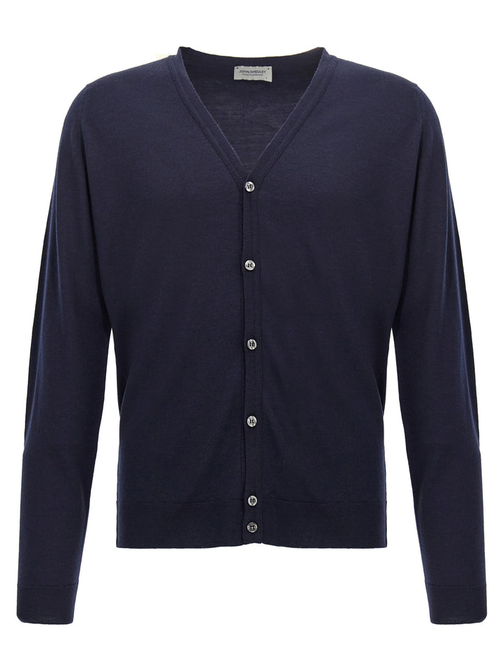John Smedley Petworth Sweaters and Cardigans - Blue | e591064be2082273ecd7fc0eebcb8e40d10db9ab