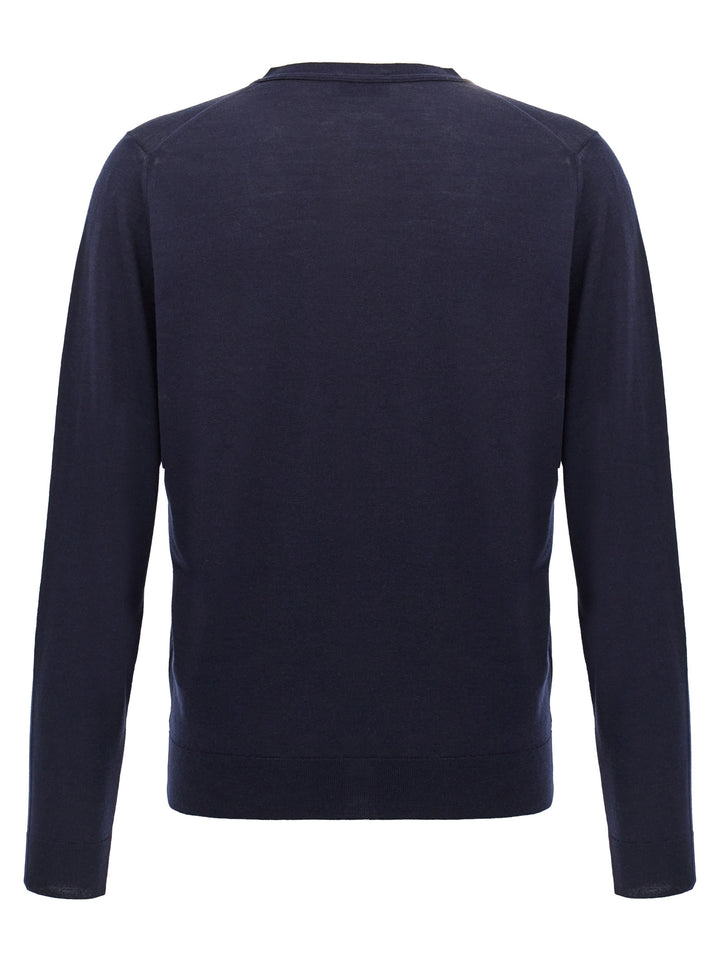 John Smedley Petworth Sweaters and Cardigans - Blue | 454a356b71dac1a79b8513c77508eb06f7a61ee3