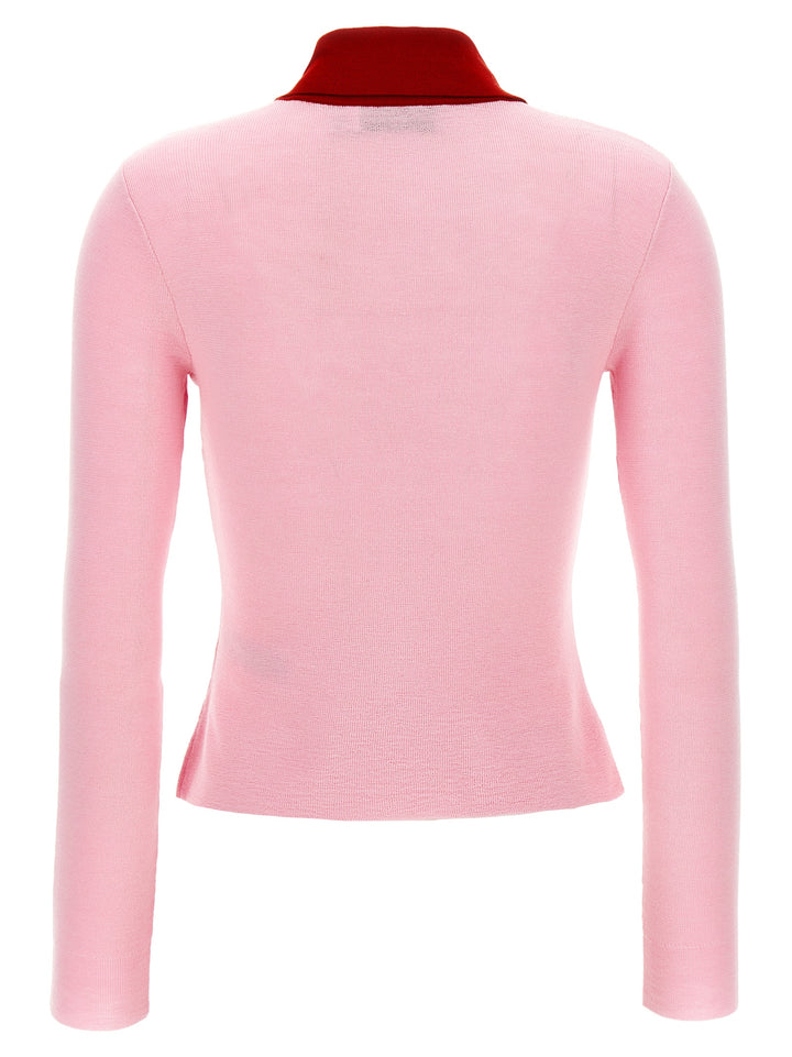 Self Portrait Pink Merino Wool Sweaters and Cardigans - Pink | a54b8ea8ad667b5b8dfdc46720151102b740b232