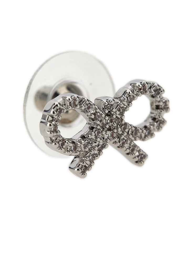 Self Portrait Micro Bow Jewelry - Silver | 6f69d94fd48a60f0c98dfd1cb43a4899f6db5d21