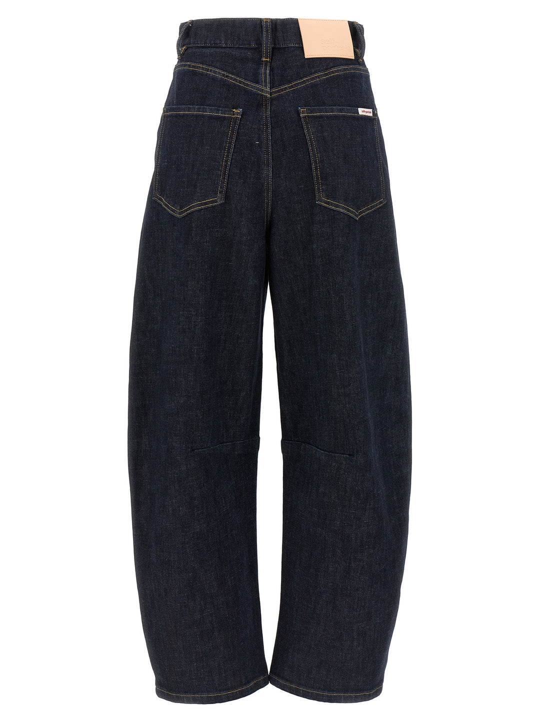 Self Portrait Indigo Barrel Leg Jeans - Blue | fa1981c5cfdfcdb75277af325c3726de5029b79a