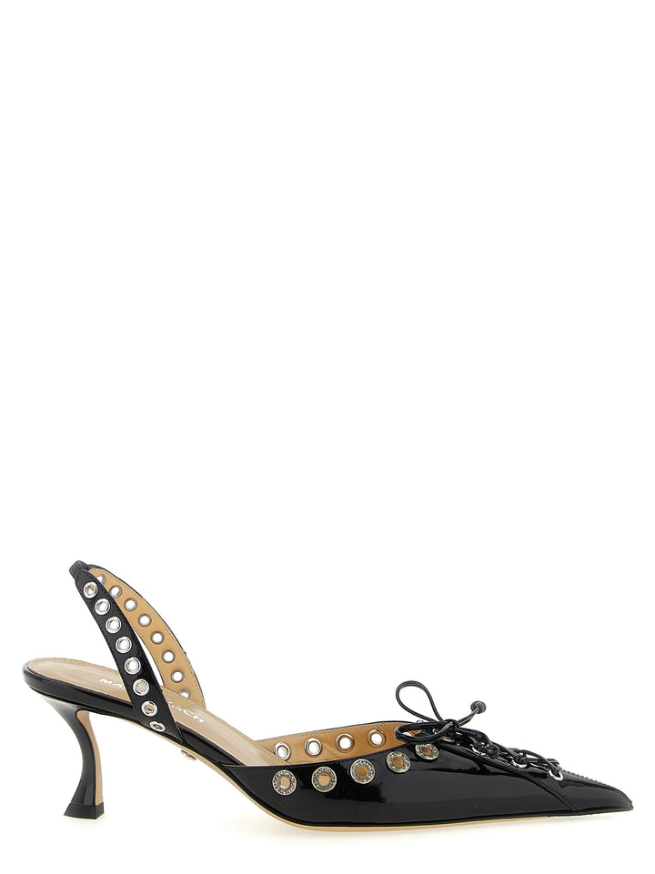 Mach & Mach Crystalized Corset Pumps - Black | 18b25f905e9a3ab9855510cc3fcb15087470f4d2