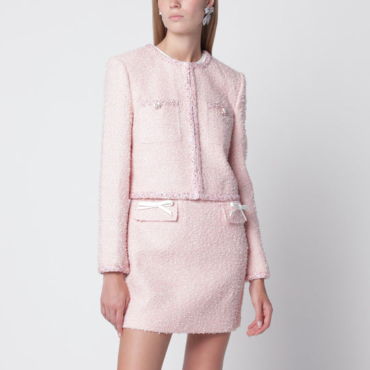 Pink Bouclé Jacket