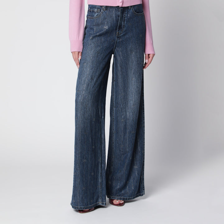 Self Portrait Pants - Blue | 2ab38fe862d0b666e560b6ff529b5ed9bdec5744