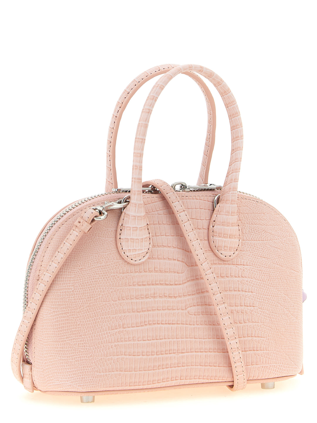 Self Portrait Embossed Leather Handbag Hand Bags - Pink | 1da1c2d79a64b4a65476942f4de97c8329e0aefc