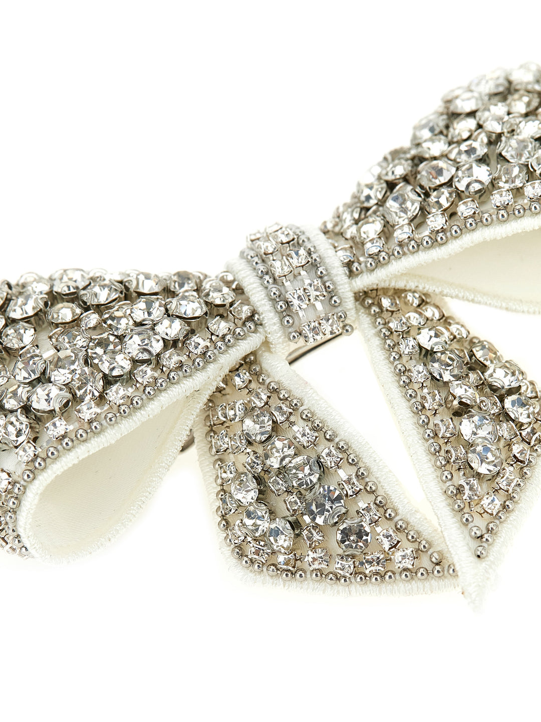 Self Portrait Crystal Embellished Bow Hair Accessories - White | 1d0161ef7be04059934de1c12d81050709c3aab0