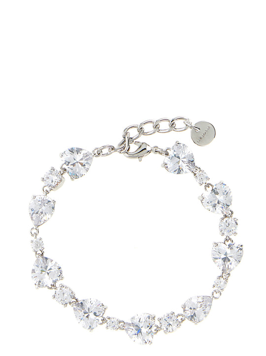 Crystal Droplet Jewelry Silver