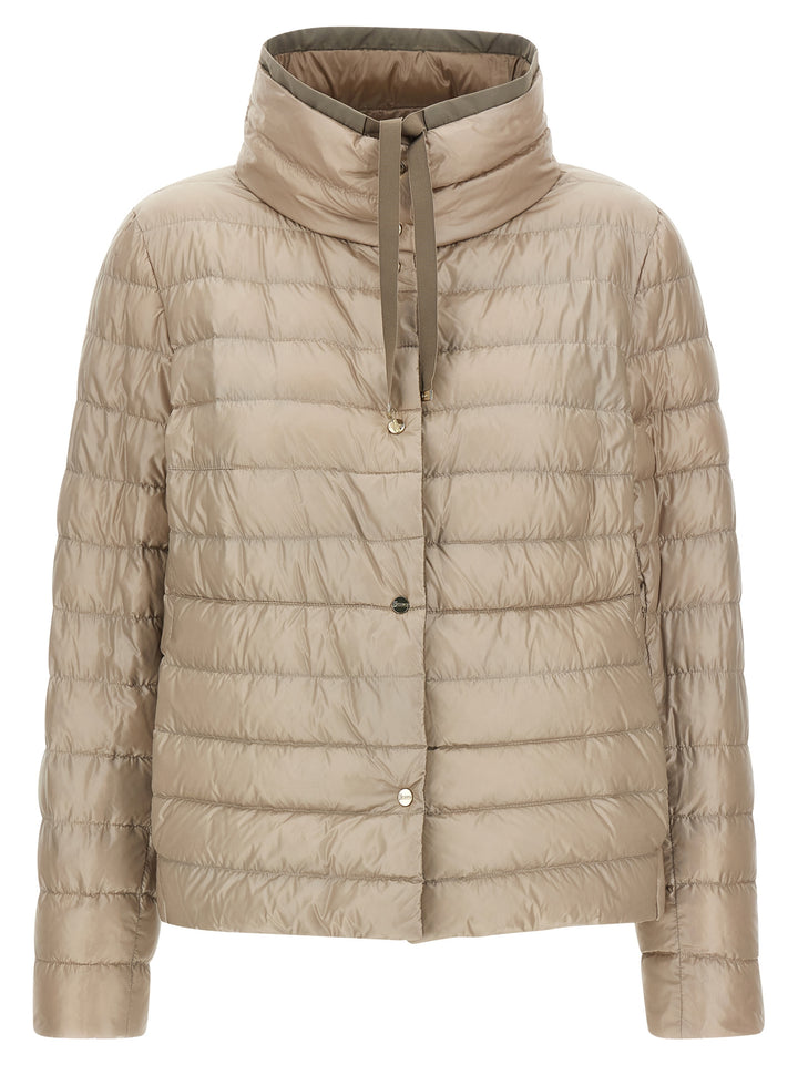 Herno Reversible Down Jacket Puffer Jackets - Brown | 22a6ca4312a1421c872a521a199a569ecaec95ad