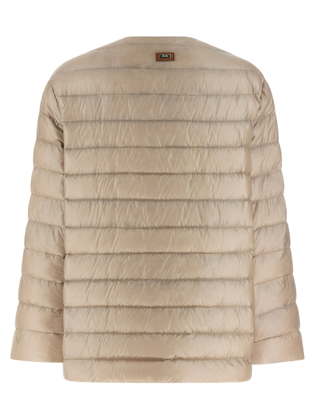 Herno Leather Strap Down Jacket Puffer Jackets - Beige | 6a7897a6e163fd9cbcd1599c5fd11f26c0ffd84a