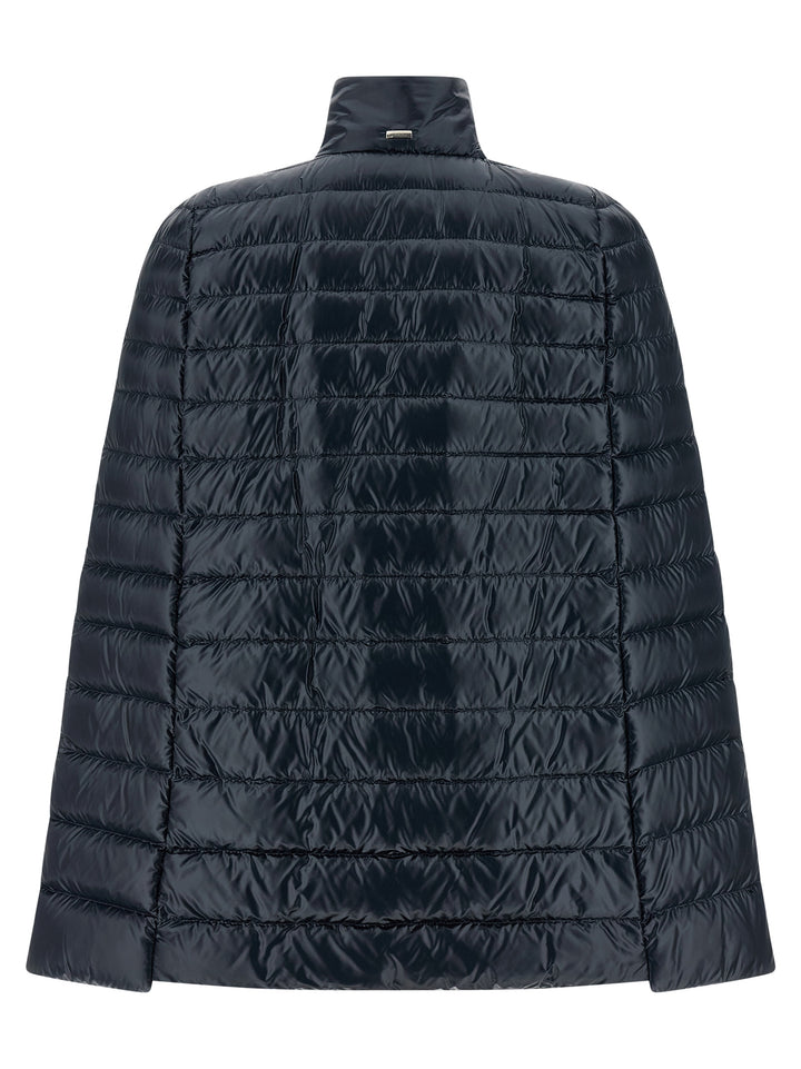 Herno Cape Down Jacket Puffer Jackets - Blue | d4580cc8928183c8d3c5f53ff44655b61f6318e5