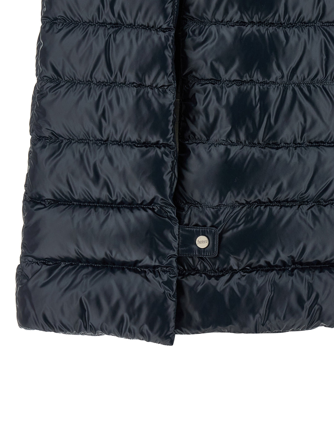 Herno Cape Down Jacket Puffer Jackets - Blue | f3ba95ab8b8353390a6b4b8b31ef9ef8adc61792