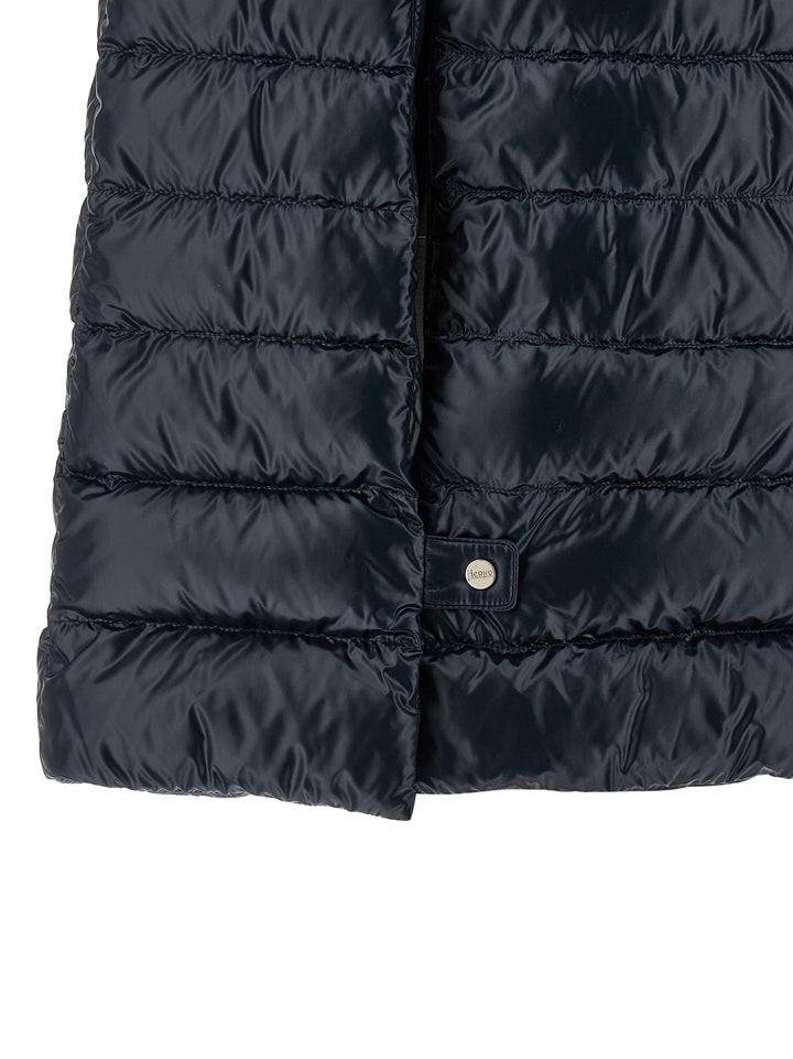 Herno Cape Down Jacket Puffer Jackets - Blue | f3ba95ab8b8353390a6b4b8b31ef9ef8adc61792