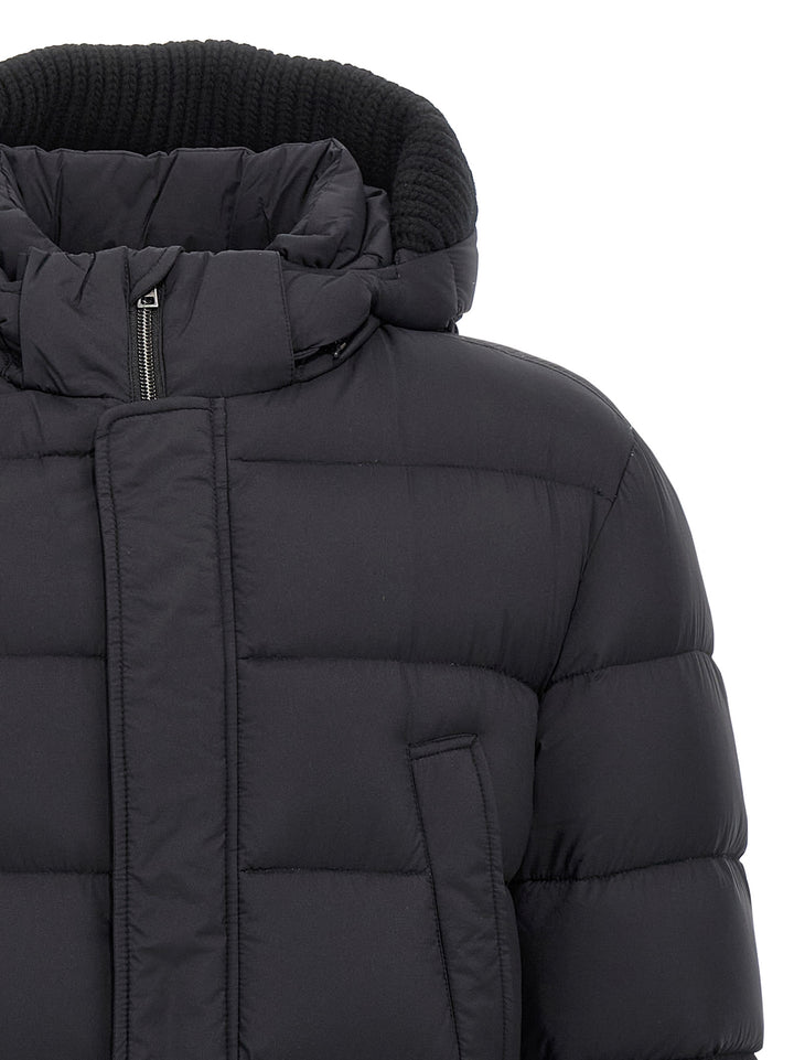 Herno Il Parka Puffer Jackets - Black | 76ecf713427ccd2056c5d65b135eb749c5d6a871