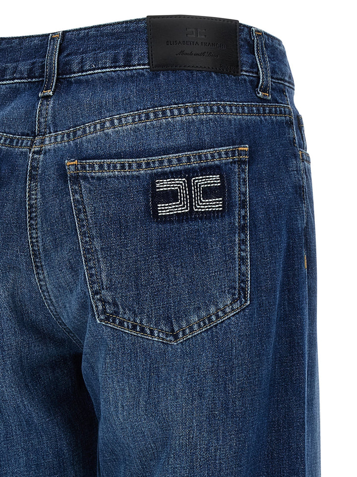 Elisabetta Franchi Palazzo Jeans - Blue | 07039d23a801d4656065514f19eb142d9daf0543