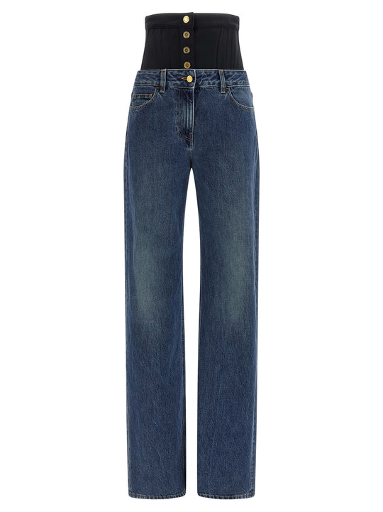 Bustier Insert Jeans Blue