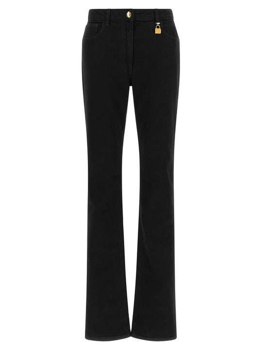 Jewel Padlock Jeans Black