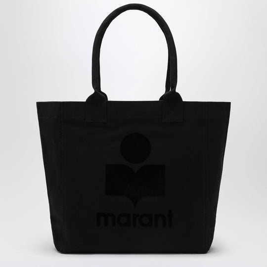 Small Yenky Tote Bag In Black Canvas