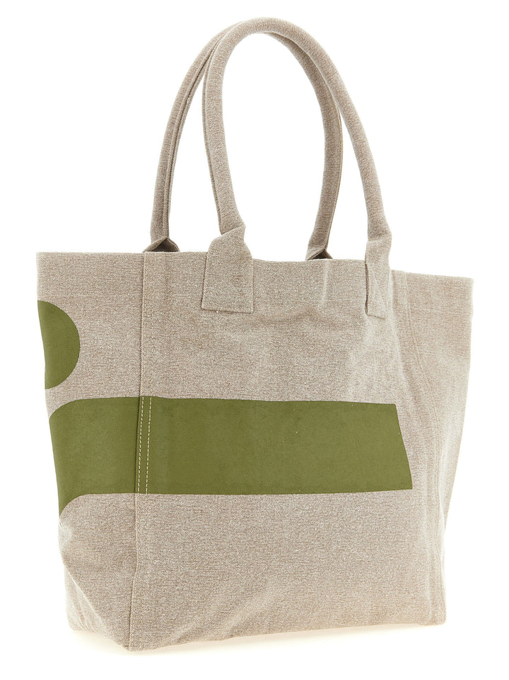 Isabel Marant Small Yenky Tote Bag - Green | c5770e6ae186c8ac94cac1823e47e8f4677a90ae