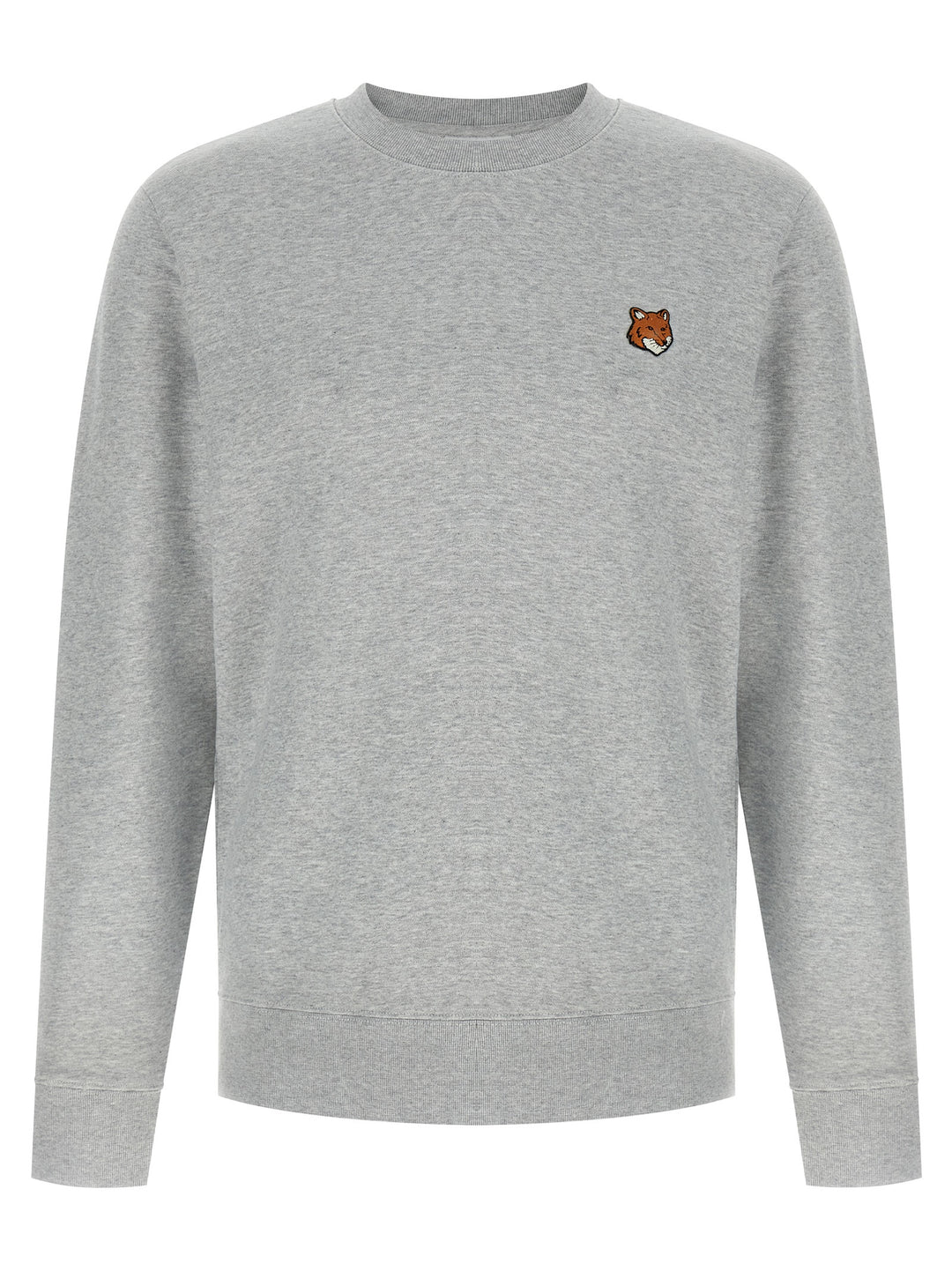 Maison Kitsune Fox Head Sweatshirt - Gray | 95212fe39cb9552db4d96b9c6e5af11c264a15ca