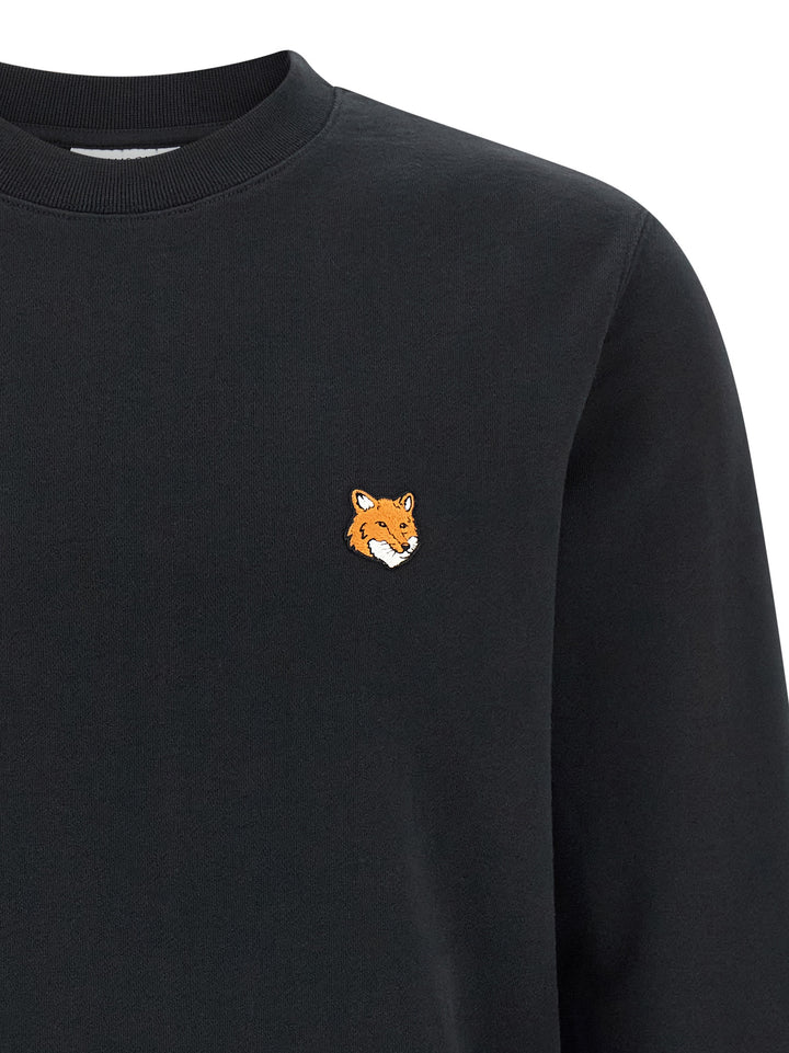 Maison Kitsune Fox Head Sweatshirt - Black | 992384295748d3d9d62a2d9eb95fc5b333545af9