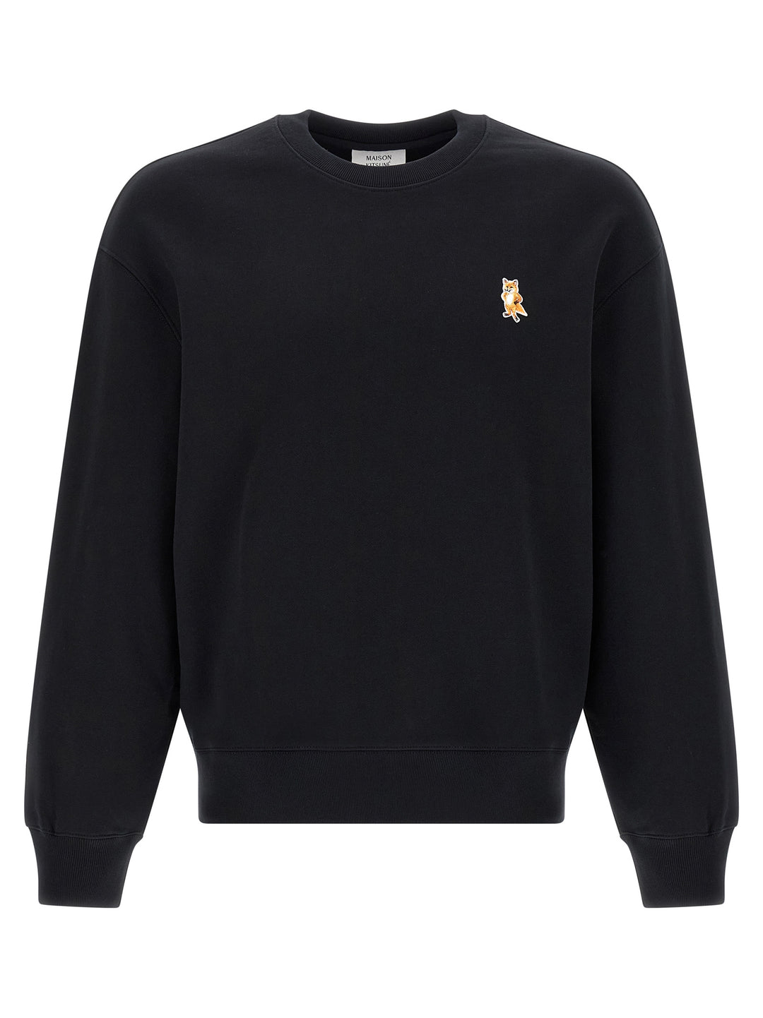 Maison Kitsune Stending Fox Sweatshirt - Black | 97f4ec45f57516be7dbd5de8dbcd5ec28dcd6b42