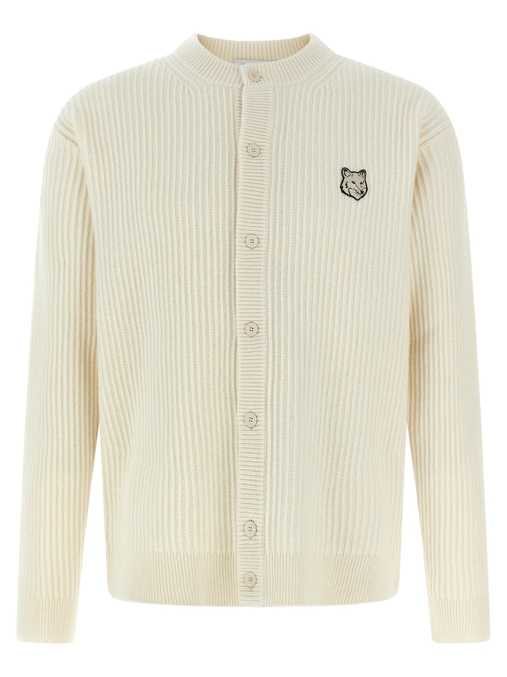 Maison Kitsune Fox Head Sweaters and Cardigans - White | d85a05bbc52d181adb9604afbbab6d0e3a520479