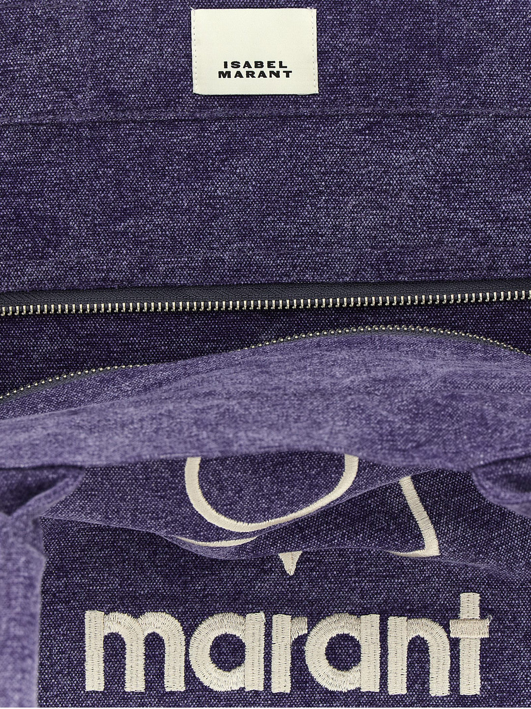 Isabel Marant Yenky Zipped Tote Bag - Purple | 0db2619ffd4df6bf6fec008e57d1fc4a6866d497