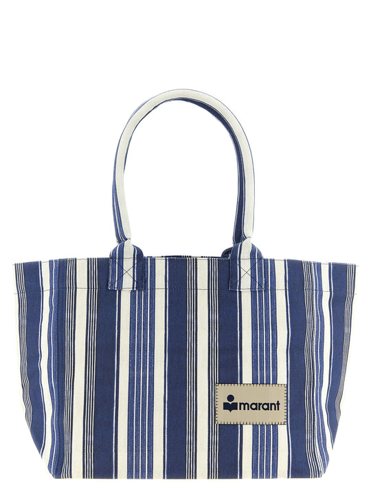 Yenky Zipped Tote Bag Blue