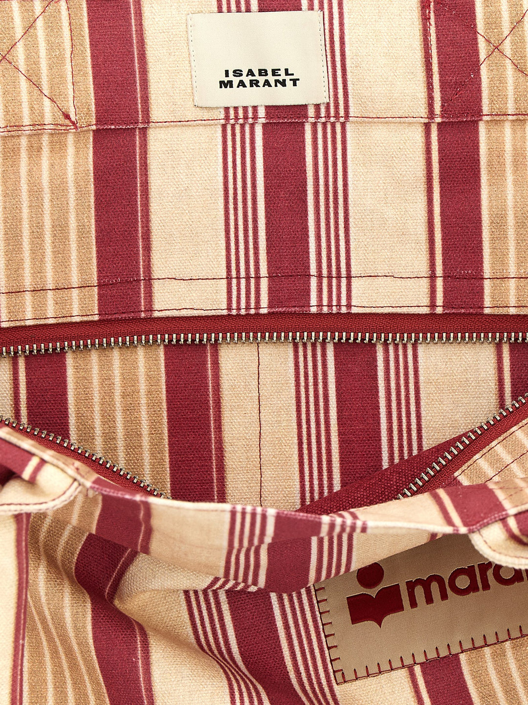 Isabel Marant Yenky Zipped Tote Bag - Red | b1b38299a48afb9b534268f90f248e902cf7c501