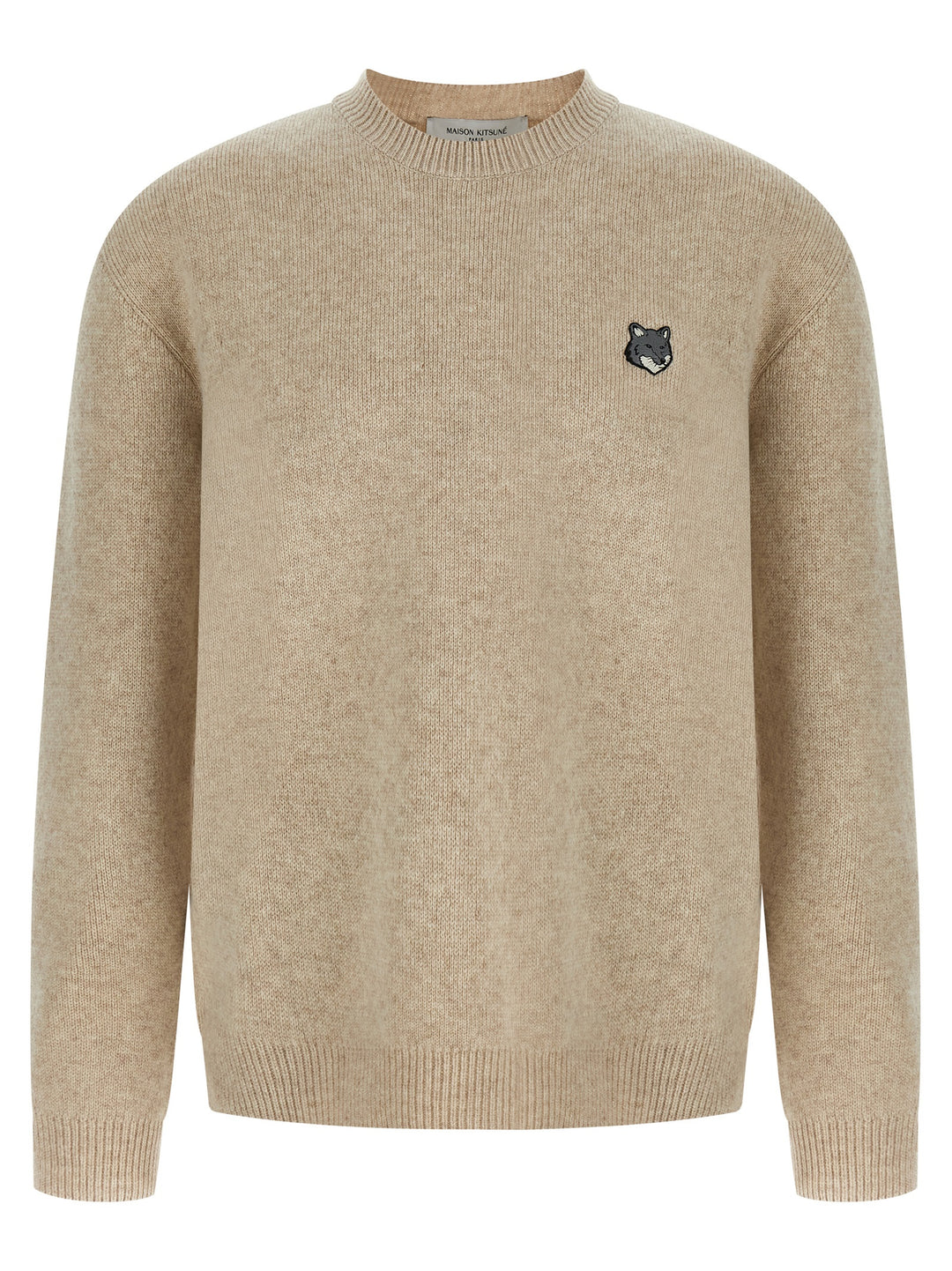 Maison Kitsune Fox Head Sweaters and Cardigans - Beige | 36b4093a4da385097cf2d081f4e1547b217cf232
