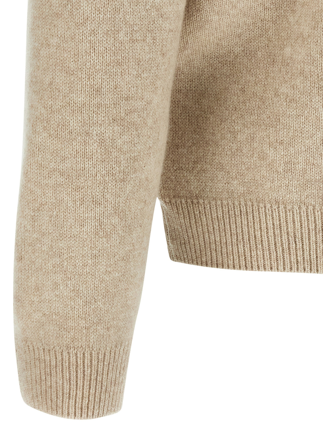 Maison Kitsune Fox Head Sweaters and Cardigans - Beige | d00ff4461a09424e3849abc0eb311f687c640c74