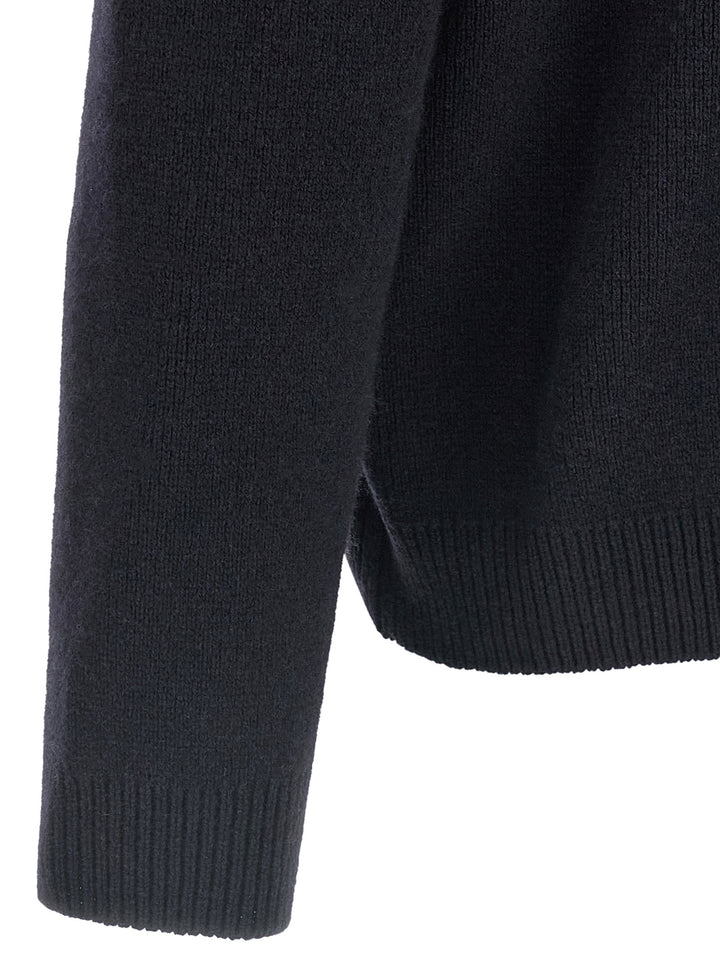 Maison Kitsune Fox Head Sweaters and Cardigans - Blue | b3b3ea9564930a4e40de28bd584e077e78c79075