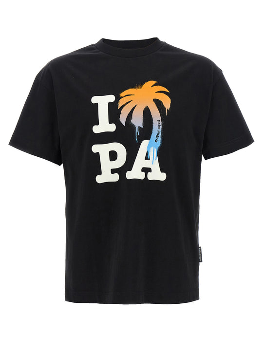 I Love Pa T-Shirt Black