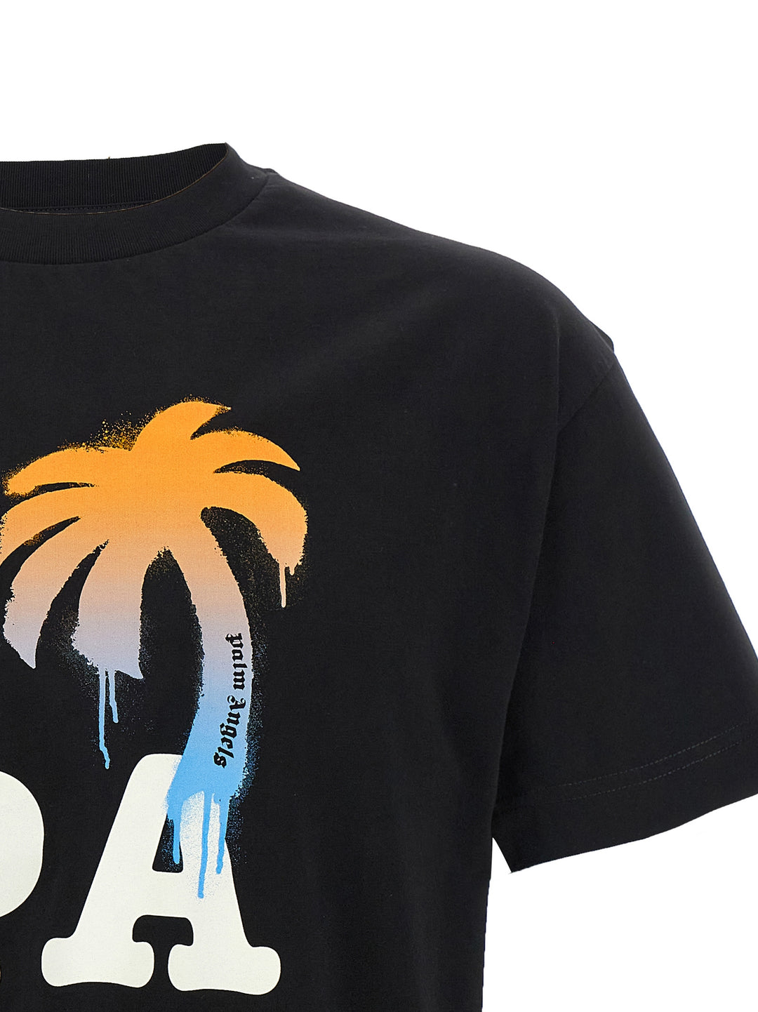 Palm Angels I Love Pa T-shirt - Black | 03c52d643c7bf5967d5b097d9b8c0f7fd18b4684