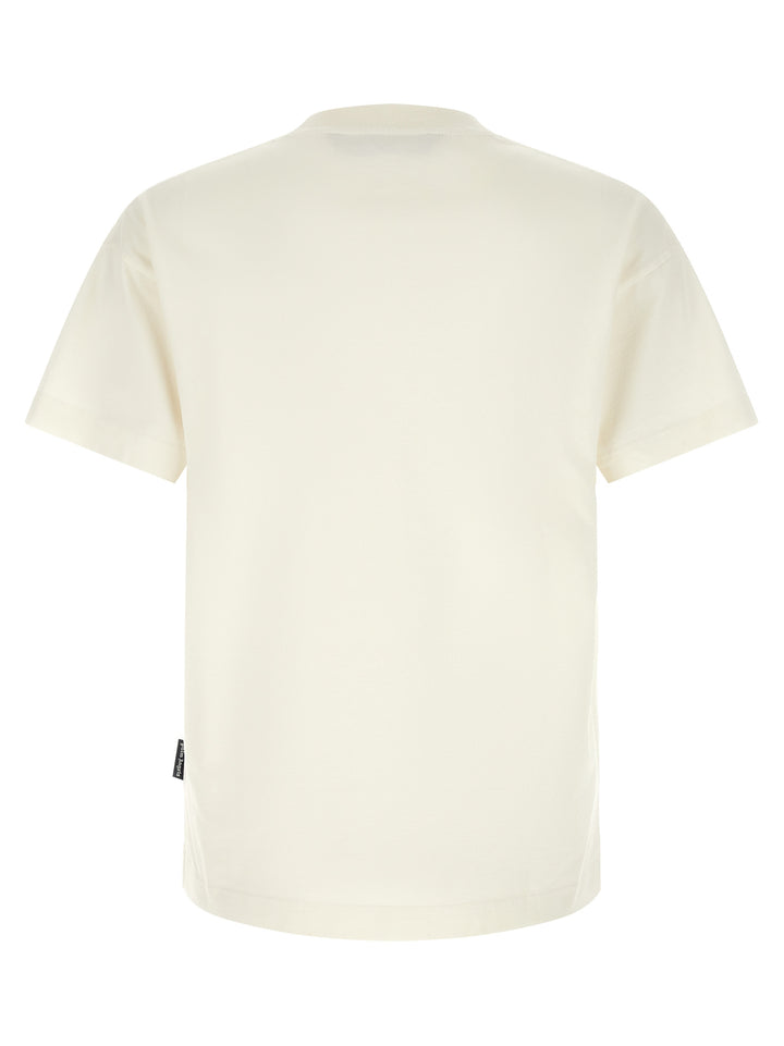 Palm Angels Neck Logo T-shirt - White/Black | f5ac4c63b4af2b9a14fe437661208eda1784cdb0