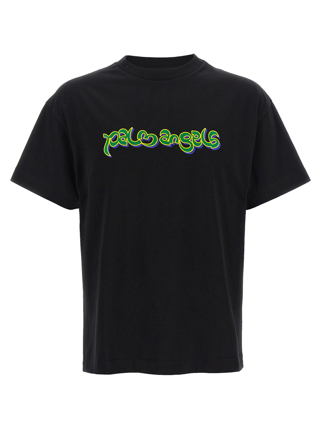 Palm Angels Thai Logo T-shirt - Black | bcfd9bba5e9767904e7d3118ef87bb296f269fce