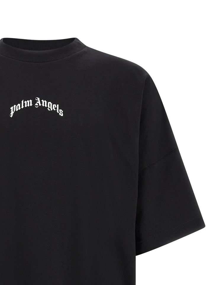 Palm Angels Classic Logo T-shirt - White/Black | e10c06871d5abfa4ed8b1bc648ee66864446c909